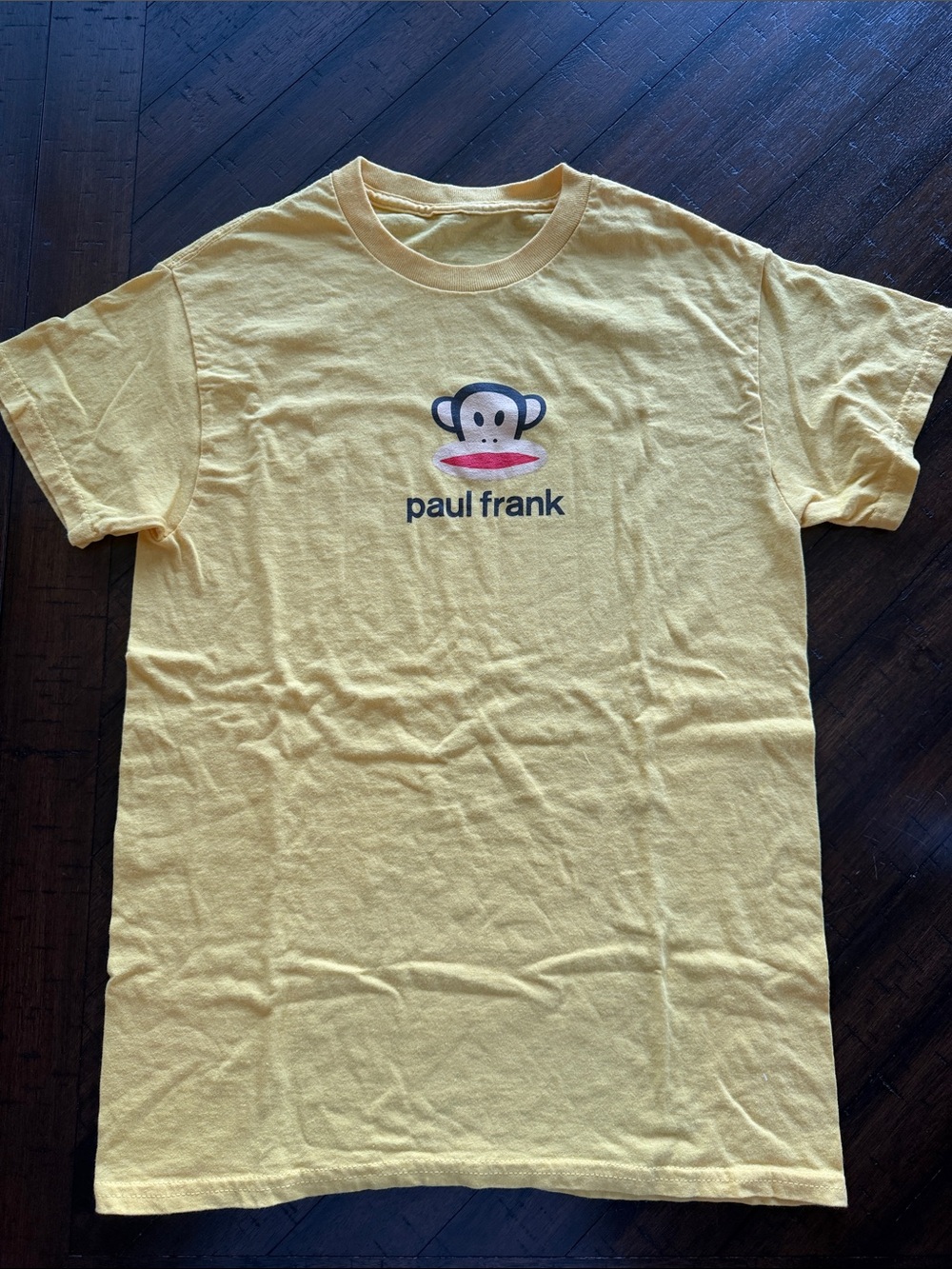 Paul Frank Yellow Graphic Tee - Classic Julius Logo